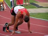 Daniel Bračko, start na 400 m